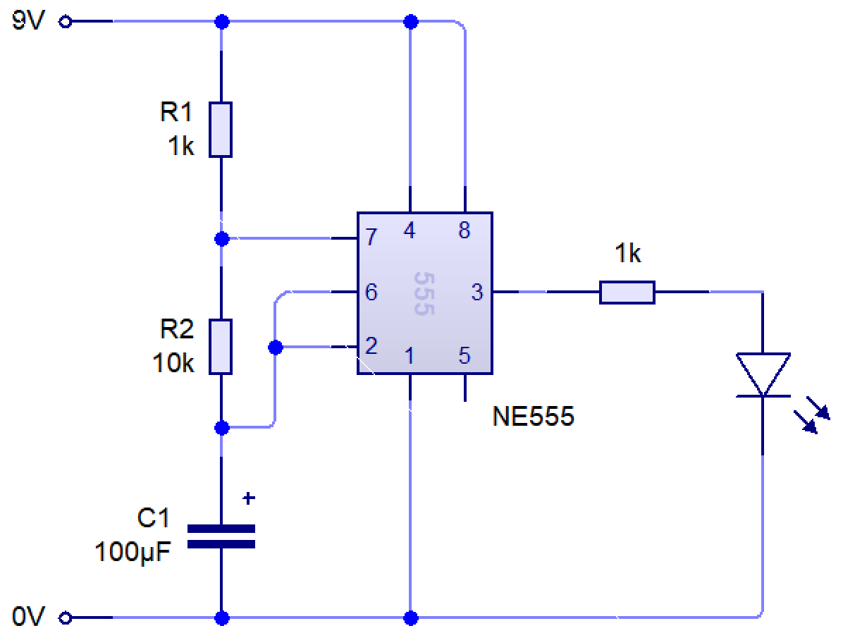 Ne555 простые схемы